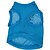 رخيصةأون ملابس الكلاب-كلب T-skjorte مطبوعة بأحرف وأرقام عطلة كاجوال / يومي ملابس الكلاب أزرق أخضر كوستيوم تيريليني XS S M L