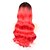 cheap Costume Wigs-Gothic Wig Synthetic Wig Wavy Wavy with Bangs Wig Long Red Synthetic Hair Women‘s Side Part Red