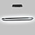 billige Linjedesign-80/100cm cirkel design pendel led nordisk stil aluminiumslegering malet finish moderne mode til spisestue køkken stue 110-240v 78w kun dæmpbar med fjernbetjening
