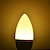 abordables Luces LED para velas-10 Uds e14 3w led vela bombilla candelabro candelabro lámpara decoración luz blanco cálido blanco frío c35 c35l esmerilado 220-240v