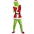 billiga Juldräkter-Tomtekostymer Herr Dam Pojkar Flickor Cosplay kostym Jul Karnival Vuxen Barn Polyester