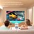 cheap Projectors-Y1 LED Projector WiFi Bluetooth Projector Video Projector for Home Theater 1080P (1920x1080) 2000-2999 lm Android 9.0 Compatible with iOS and Android TV Stick HDMI USB TF