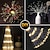 voordelige Batterij String Lights-outdoor waterdichte vuurwerk lichten 180 led starburst koperdraad twinkelende lichten 8 modi kerstverlichting met afstandsbediening hangende lichten voor feest bruiloft patio slaapkamer tuin decoratie