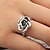 זול טבעות-טבעת הטבעת אומן כסף כסף סטרלינג כסוף פרח נשים וינטאג&#039; פאנק מידה אחת / טבעת מתכווננת