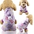 baratos Macacão-pijamas de pelúcia para cachorro para clima frio roupas de 4 patas para cachorro gato filhote de cachorro elástico gatinho macacão com botões quente macio pet macacão casaco de inverno