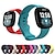 preiswerte Fitbit-Uhrenarmbänder-Smartwatch-Band Kompatibel mit Fitbit Versa 3 Sense Silikon Smartwatch Gurt Weich Elasthan Atmungsaktiv Sportarmband Ersatz Armband