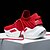 cheap Men&#039;s Sneakers-Men&#039;s Trainers Athletic Shoes Sneakers Casual Athletic Basketball Shoes Walking Shoes Elastic Fabric Breathable Non-slipping Wear Proof Black and White White Red Fall