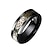 cheap Men&#039;s Jewelry-8mm red carbon fiber black celtic dragon ring for men beveled edges wedding band (13)