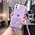 billige iPhone-etuier-telefon Etui Til iPhone 15 Pro Max Plus iPhone 14 13 12 11 Pro Max Mini X XR XS Max 8 7 Plus Bagcover Krystalklar for Kvinder Pige med nøglebånd Bling Glitter skinnende Stødsikker TPU