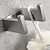 billige Badeværelsestilbehørssæt-tilbehørssæt til badeværelsesudstyr inkluderer morgenkåbekrog, håndklædestang, håndklædeholder, toiletpapirholder, selvklæbende børstet rustfrit stål sølvfarvet