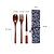 cheap Dining &amp; Cutlery-Wooden Spoon Fork Chopsticks Set Dinnerware Set Portable Outdoor Cutlery Set