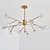economico Lampadari-100 cm glod lampadario sputnik design lampada a sospensione stile nordico artistico industriale finiture verniciate 110-120 v 220-240 v
