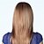 cheap Synthetic Trendy Wigs-Synthetic Wig Straight With Bangs Wig Blonde Medium Length Dark Brown Blonde Synthetic Hair Women&#039;s Fashionable Design Exquisite Blonde Dark Brown