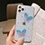 cheap iPhone Cases-Phone Case For Apple Back Cover iPhone 12 Pro Max 11 SE 2020 X XR XS Max 8 7 Pattern Clear Butterfly TPU