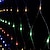 baratos Mangueiras de LED-6x4m luzes de corda de rede 880 leds luzes de corda de rede de pesca branco quente frio branco multicolorido à prova d&#039;água festa árvore de natal casamento pátio decoração de interiores