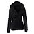 cheap Women&#039;s Jackets-Women&#039;s Jacket Casual Daily Valentine&#039;s Day Fall Spring Regular Coat Relaxed Fit Fashion Sporty Jacket Long Sleeve Solid Color Zipper Pocket Sapphire Navy Water Blue