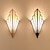 billiga Vägglampor för inomhusbelysning-1-2st G9 Retro Industrial Wind LED vägglampa guld svart säng sovrum matsal interiör dekorativ vägglampa AC110V AC220V