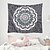 cheap Wall Tapestries-Mandala Bohemian Wall Tapestry Art Decor Blanket Curtain Hanging Home Bedroom Living Room Dorm Decoration Boho Hippie Indian Polyester Psychedelic Floral Flower Lotus