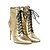 cheap Women&#039;s Boots-Women&#039;s Boots Stiletto Heel Pointed Toe Party &amp; Evening PU Zipper Leopard Black Silver