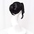 baratos Peruca para Fantasia-Peruca cosplay ondulada parte intermediária peruca kochou shinobu 2836 cabelo sintético preto feminino