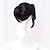 economico Parrucche dei personaggi dei film-parrucca cosplay parrucca ondulata parte centrale kochou shinobu 2836 capelli sintetici parrucche nere di halloween da donna