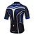 cheap Women&#039;s Cycling Clothing-21Grams® Men&#039;s Short Sleeve Cycling Jersey Summer Polyester Dark Blue Bike Jersey Top Mountain Bike MTB Road Bike Cycling Breathable Quick Dry Reflective Strips Sports Clothing Apparel / Stretchy