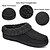 cheap Home Slippers-warm house slippers for men memory foam, winter cozy wool-like mens slippers indoor outdoor, slip-on comfy men&#039;s bedroom slippers non-slip, man breathable suede moccasin slippers size black