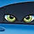 levne Nálepky na auto-2ks 3d stereo reflexní kočičí oči samolepka na auto samolepky na auto boční blatník samolepky kreativní zpětné zrcátko deca 12,6 * 6,3 cm #269128