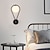 billige LED-væglys-lightinthebox nordisk stil messing væglygtestolpe moderne enkel stue korridor balkon soveværelse sengelampe glasvæglampe