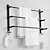 cheap Towel Bars-Wall Mounted Towel Rack with Hooks,Stainless Steel 3-TierTowel Holder Storage Shelf for Bathroom 40cm~70cm Towel Bar Towel Rail Towel Hanger(Matte Black)