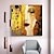 cheap Famous Paintings-Christmas World Famous Painting Series 100% Hand Painted High Quality Oil Painting on Canvas Golden Tears by Gustav Klimt Painting for Bedroom Decoration Gift