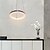 abordables Éclairages circulaires-1 lumière 40 (16 &quot;) LED Pendentif Métal Acrylique Cercle Galvanisé Moderne Contemporain 90-240V