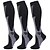 cheap Base Layer &amp; Compression-3 pair compression socks women men 20-30mmhg for athletic nursing medical travel-boost stamina,circulation &amp;amp; recovery (black-xxl)