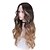 cheap Synthetic Trendy Wigs-Synthetic Wig Curly Middle Part Wig Long Blonde Synthetic Hair 24 inch Women&#039;s Cool Color Gradient Fluffy Blonde