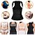 billige Basistopper for damer-Midje Trener Vest Body Shaper Treningskorsett sport Spandex Yoga &amp; Danse Sko Treningsøkt Pilates Justerbar Vekttap Magefettforbrenner Svettegenser Til Dame Herre Midje Mage / Voksne