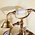 abordables Pommeaux de Douche-ensemble de robinet de douche - douche à effet pluie style vintage montage en laiton antique à l&#039;extérieur vanne en céramique mitigeurs de bain douche