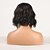cheap Synthetic Trendy Wigs-Cosplay Costume Wig Synthetic Wig Loose Curl Bob Middle Part Wig Short Black Synthetic Hair Women&#039;s Odor Free Soft Heat Resistant Black