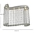 abordables Lámparas de araña-Lámpara de araña de cristal led de 80 cm diseño de onda moderno diseño de linterna en forma de s luz colgante de acero inoxidable galvanizado 110-120v 220-240v