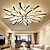 cheap Dimmable Ceiling Lights-LED Dimmable Ceiling Light  Modern Dandelion Nordic Style  Acrylic Ceiling Panel Lamp Minimalist Layered Design Living Room Dining Room Lights AC220V ONLY DIMMABLE WITH REMOTE CONTROL