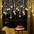 お買い得  ＬＥＤライトストリップ-3.5m96ledsスノーフレークカーテンストリングライトledクリスマスカーテンライトリビングルーム寝室クリスマス新年結婚式バレンタインデー装飾