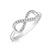 cheap Rings-925 sterling silver forever infinity ring with cz ( US ring size )