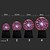 baratos Acessórios para festa-novidade luz de toque de bola de plasma de cristal mágico luz noturna led 4 5 6 8 polegadas luzes de mesa de esfera de plasma de vidro