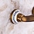 זול ברזים למקלחת-סט מערכת ראש מקלחת גשם - מקלחת יד כוללת נשלף בסגנון וינטג&#039; / פליז כפרי עתיק / מצופה אלקטרו חיצוני שסתום קרמי אמבטיה ברזי מיקסר למקלחת / ידית אחת