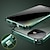 abordables Coques iPhone-téléphone Coque Pour iPhone 14 13 12 11 Pro Max Plus Mini Adsorption Magnétique Aimantée Transparente Anti peep Protecteur d&#039;objectif de caméra Verre Trempé