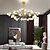 ieftine Design Sputnik-Candelabru cu led de 113 cm nordic negru aur globul design metalic vopsit finisaje moderne 110-120v 220-240v