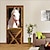 Χαμηλού Κόστους Αυτοκόλλητα πόρτας-αυτοκόλλητα αυτοκόλλητα πόρτας με σχέδιο λευκού αλόγου αυτοκόλλητα πόρτας σαλονιού diy διακοσμητικά σπίτια αδιάβροχα αυτοκόλλητα τοίχου αφαιρούμενα pvc διακόσμηση σπιτιού διακόσμηση τοίχου