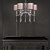 cheap Lantern Design-6-Light 70 cm Crystal Chandelier Metal Fabric Candle-style Chrome Modern Contemporary 110-120V 220-240V