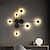 ieftine Aplici de Interior-lightinthebox led lumini de perete creativ modern stil nordic mini dormitor sufragerie lumina de perete din fier cadou pentru prieteni de familie 110-120v 220-240v 8 w