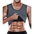 cheap Fitness Gear &amp; Accessories-Sweat Vest Sweat Shaper Sauna Vest Sports Neoprene Gym Workout Exercise &amp; Fitness No Zipper Hot Sweat Slimming Weight Loss Tummy Fat Burner For Men