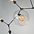 voordelige Kroonluchters-multi heads magic bean kroonluchter warm wit licht creatieve kunst moderne woonkamer lamp heteromorphic nordic eenvoudige moleculaire glazen bol eetkamer ac110v ac220v